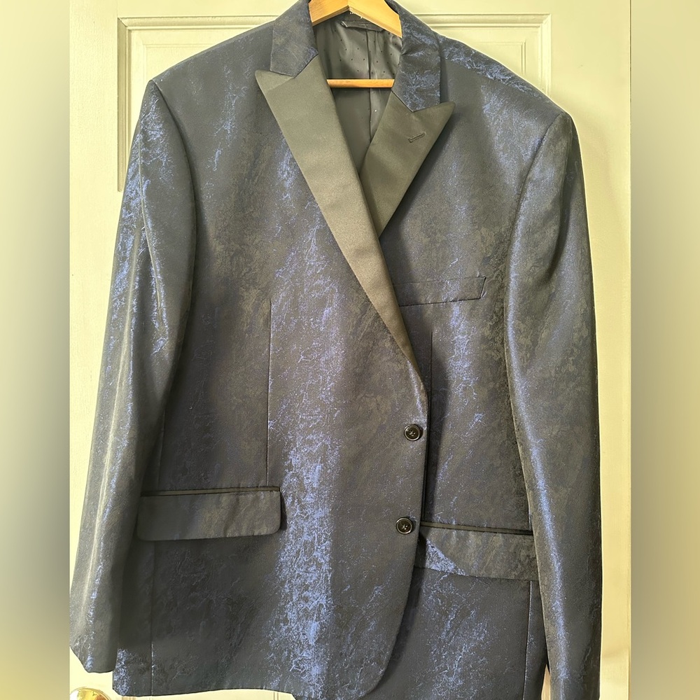 Navy Blue/black Shaquille O’Neal XLG sport coat